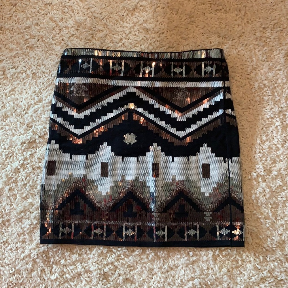Sparkle mini skirt